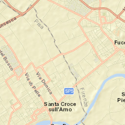 Santa Croce sull'Arno Street Map