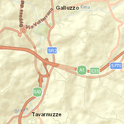 Tavarnuzze Street Map