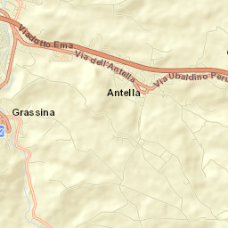 Antella Street Map