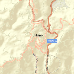 Urbino Street Map