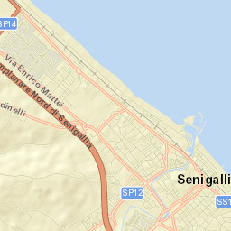 Senigallia Street Map