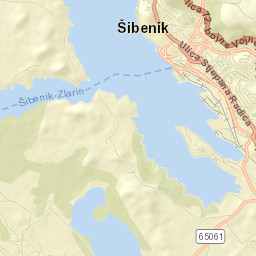Grad Šibenik Street Map