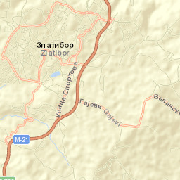 Zlatibor Street Map