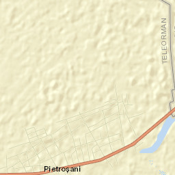 Comuna Pietroşani Street Map