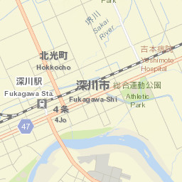 Fukagawa Street Map