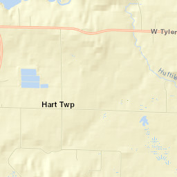 Oceana County Street Map