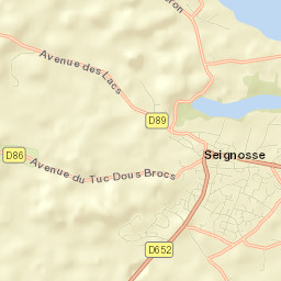 Seignosse Street Map