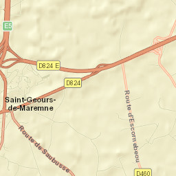 Saint-Geours-de-Maremne Street Map