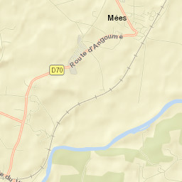 Mées Street Map