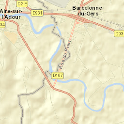 Barcelonne-du-Gers Street Map