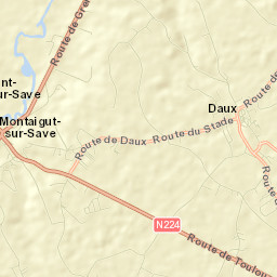 Montaigut-sur-Save Street Map
