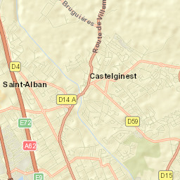 Saint-Alban Street Map