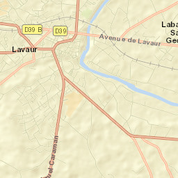 Lavaur Street Map
