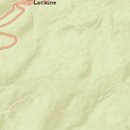 Lacaune Street Map