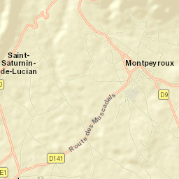 Montpeyroux Street Map