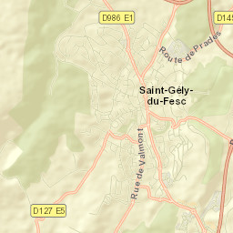 Saint-Gély-du-Fesc Street Map
