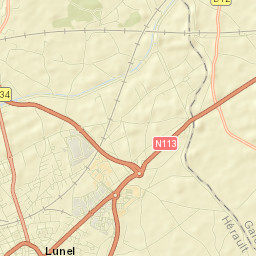 Lunel Street Map