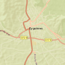Eyguières Street Map