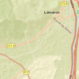 Lamanon Street Map