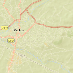 Pertuis Street Map