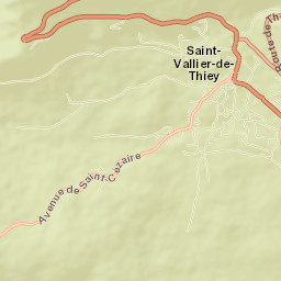 Saint-Vallier-de-Thiey Street Map