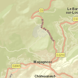 Le Bar-sur-Loup Street Map
