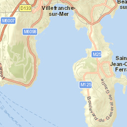 Villefranche-sur-Mer Street Map