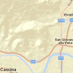 Vicopisano Street Map