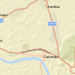 Chiesino-Collodi Street Map