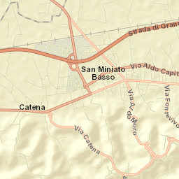 San Miniato Street Map