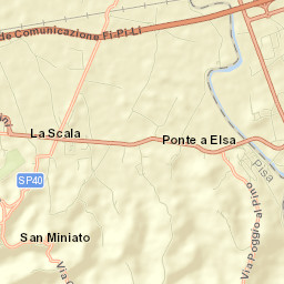 Ponte A Elsa Street Map