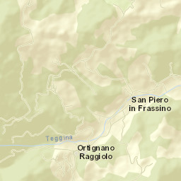 Ortignano Raggiolo Street Map