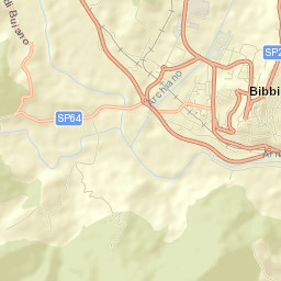 Bibbiena Street Map