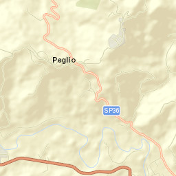 Peglio Street Map