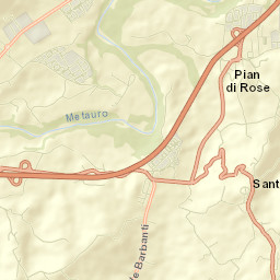 Sant'Ippolito Street Map