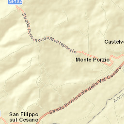 Monte Porzio Street Map