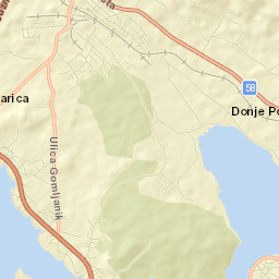 Brodarica Street Map