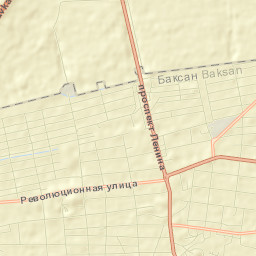 Baksan Street Map