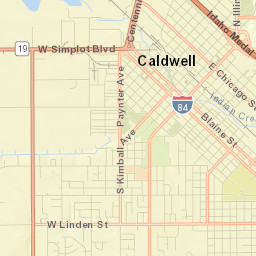 1205 East Chicago Street Caldwell ID Street Map