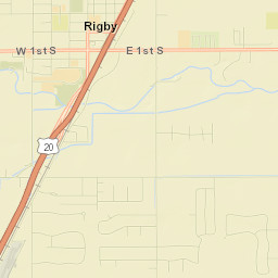 Rigby Street Map