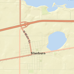 Sherburn Street Map