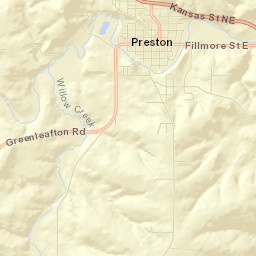 Fillmore County Street Map