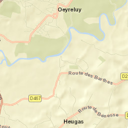 Oeyreluy Street Map