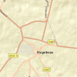Hagetmau Street Map