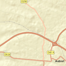 Aubiet Street Map