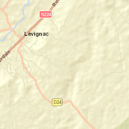 Lévignac Street Map