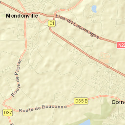 Mondonville Street Map