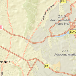 Cornebarrieu Street Map