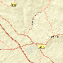 Verfeil Street Map