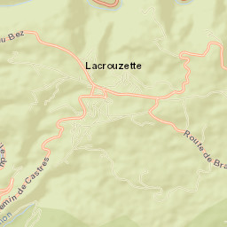 Lacrouzette Street Map